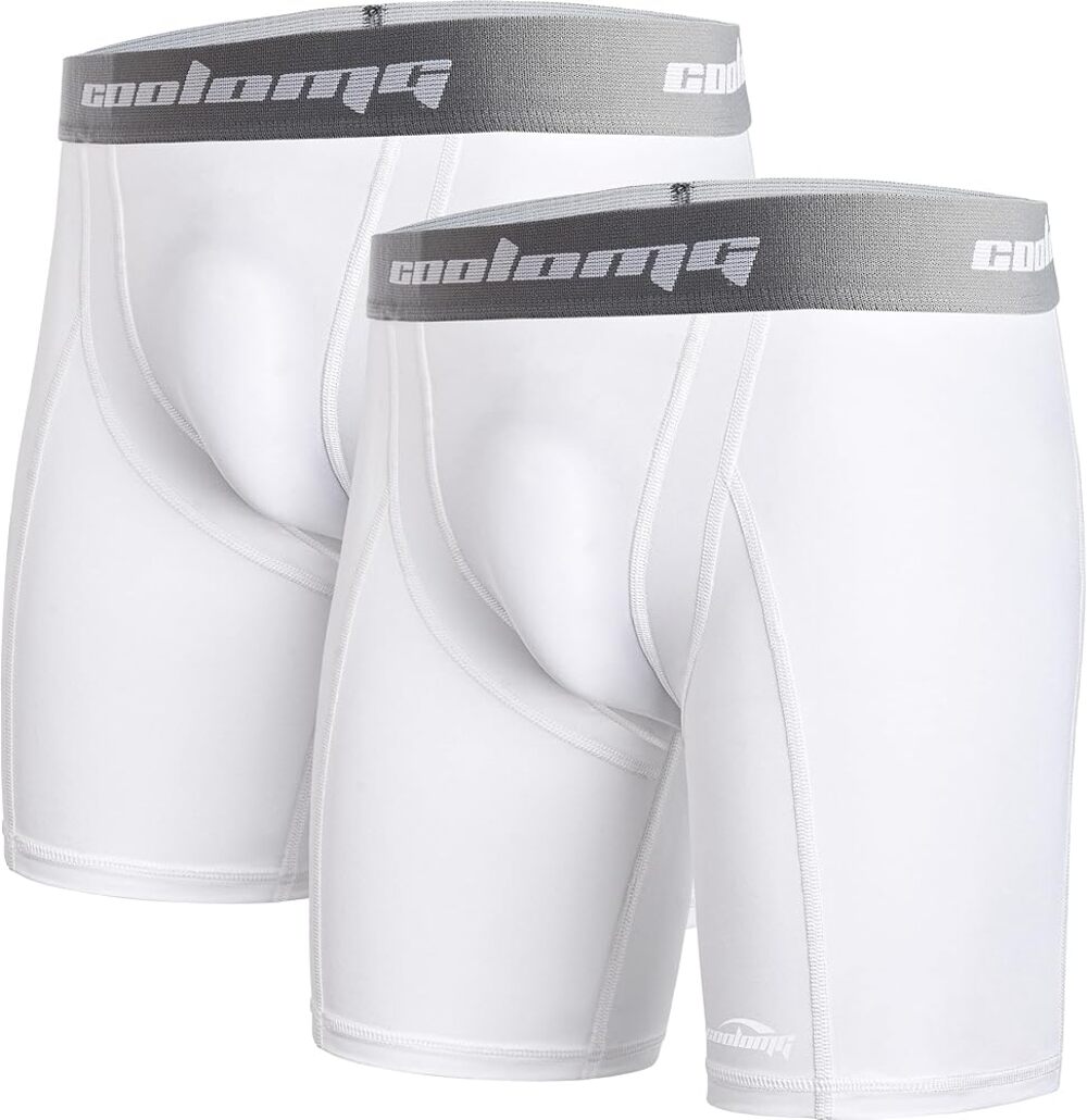Coolomg Athletic Boxer Briefs with Pouch Mens Small Cooling Sports Performance